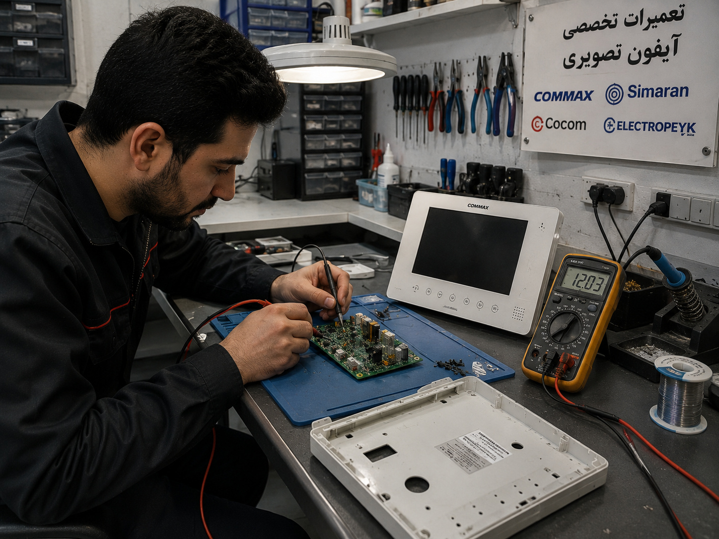 خدمات تعمیر آیفون تصویری در تهران
