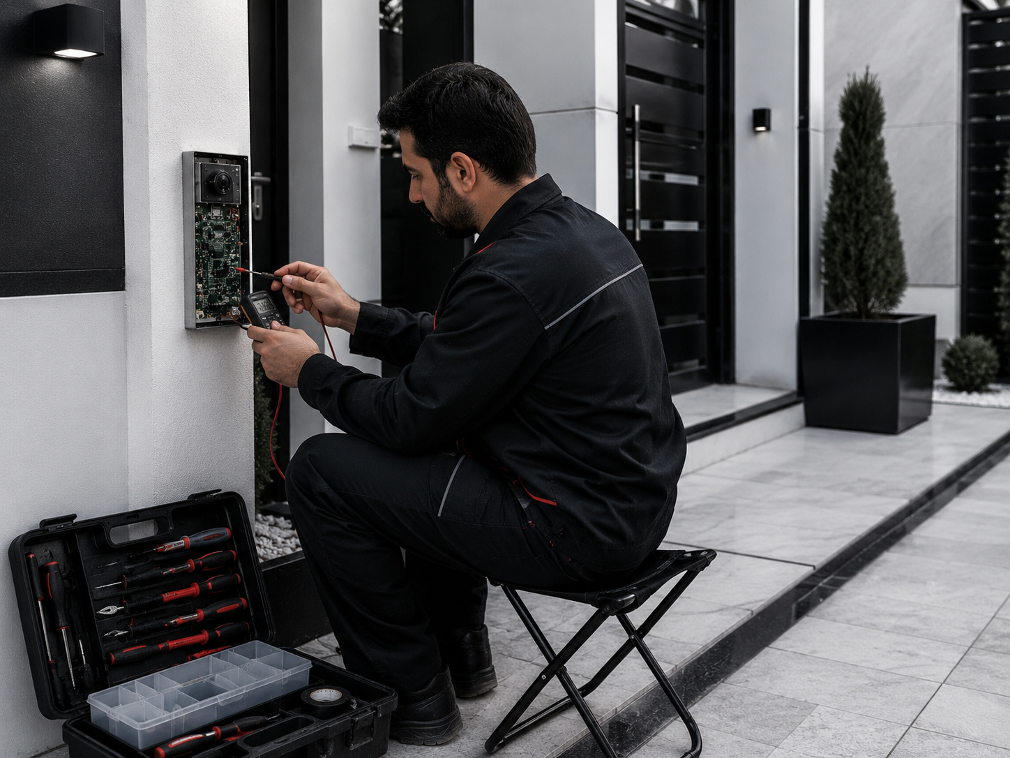 خدمات تعمیر آیفون تصویری در تهران