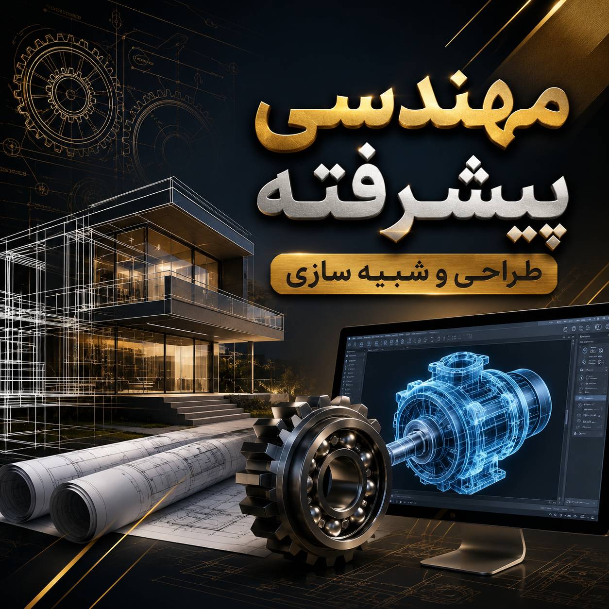 قالب سازی قطعات لاستیکی درتهران مهندسی پیشرفته طراحی و شبیه‌سازی (CAD/CAM/CAE)