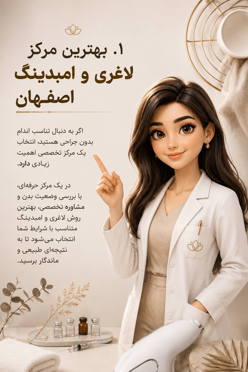 بهترین مرکز لاغری و امبدینگ اصفهان