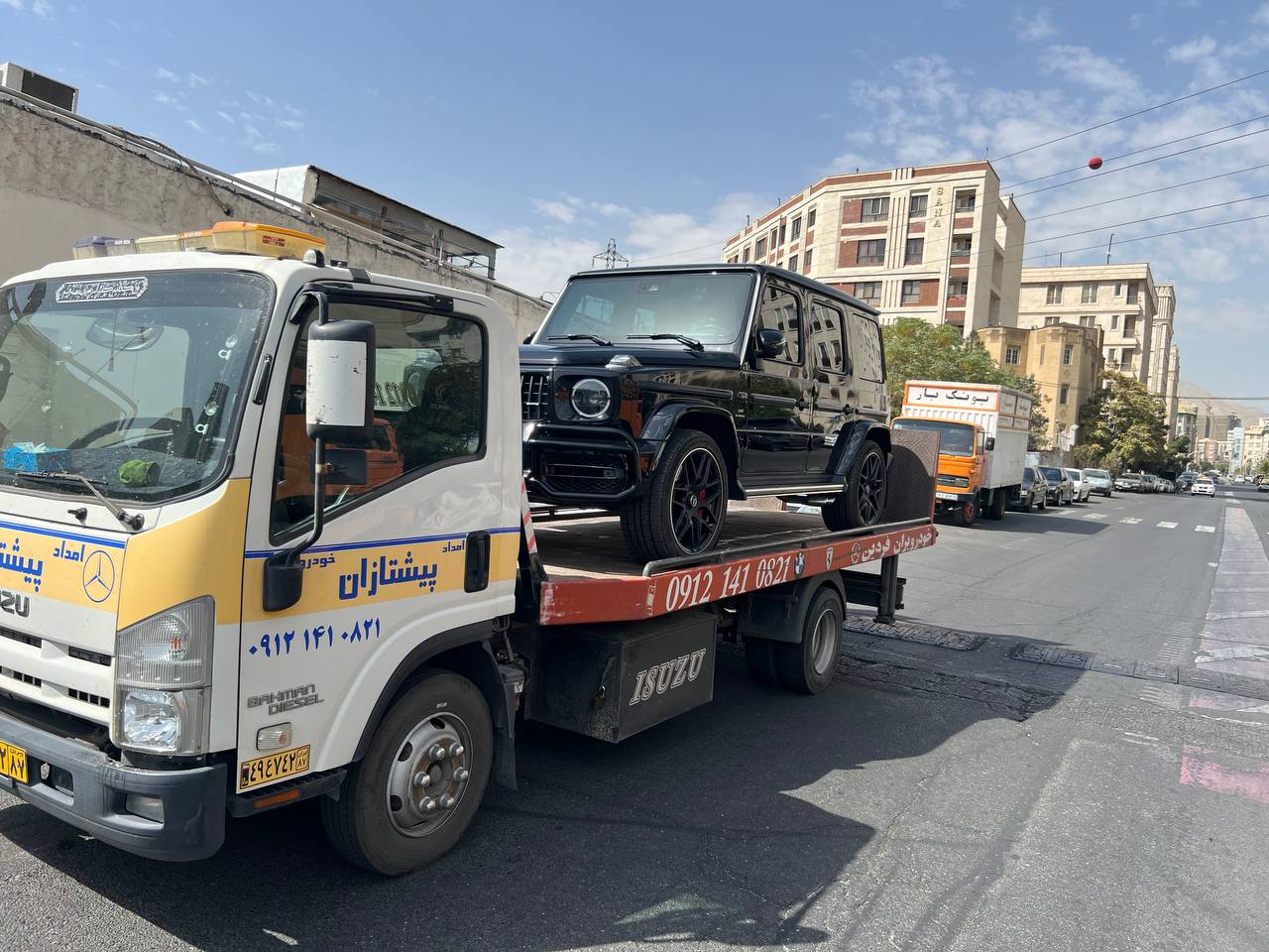 حمل خودرو با خودروبر در زنجان