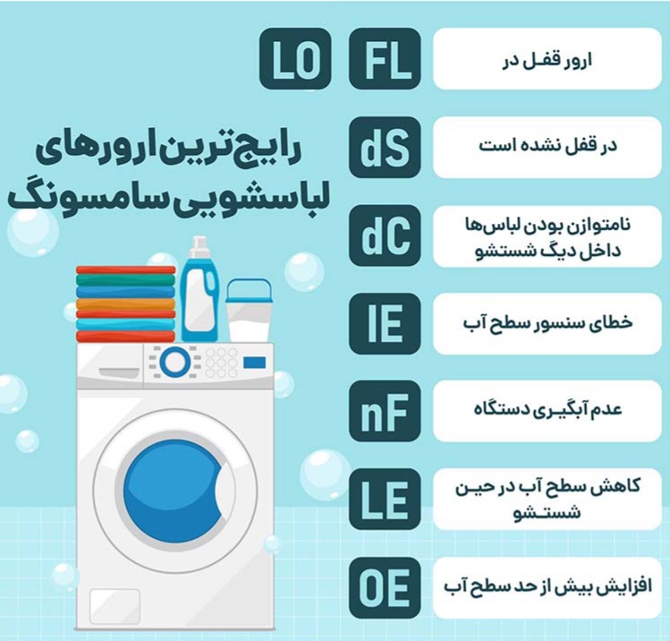نمایندگی تعمیر لباسشویی در قزوین