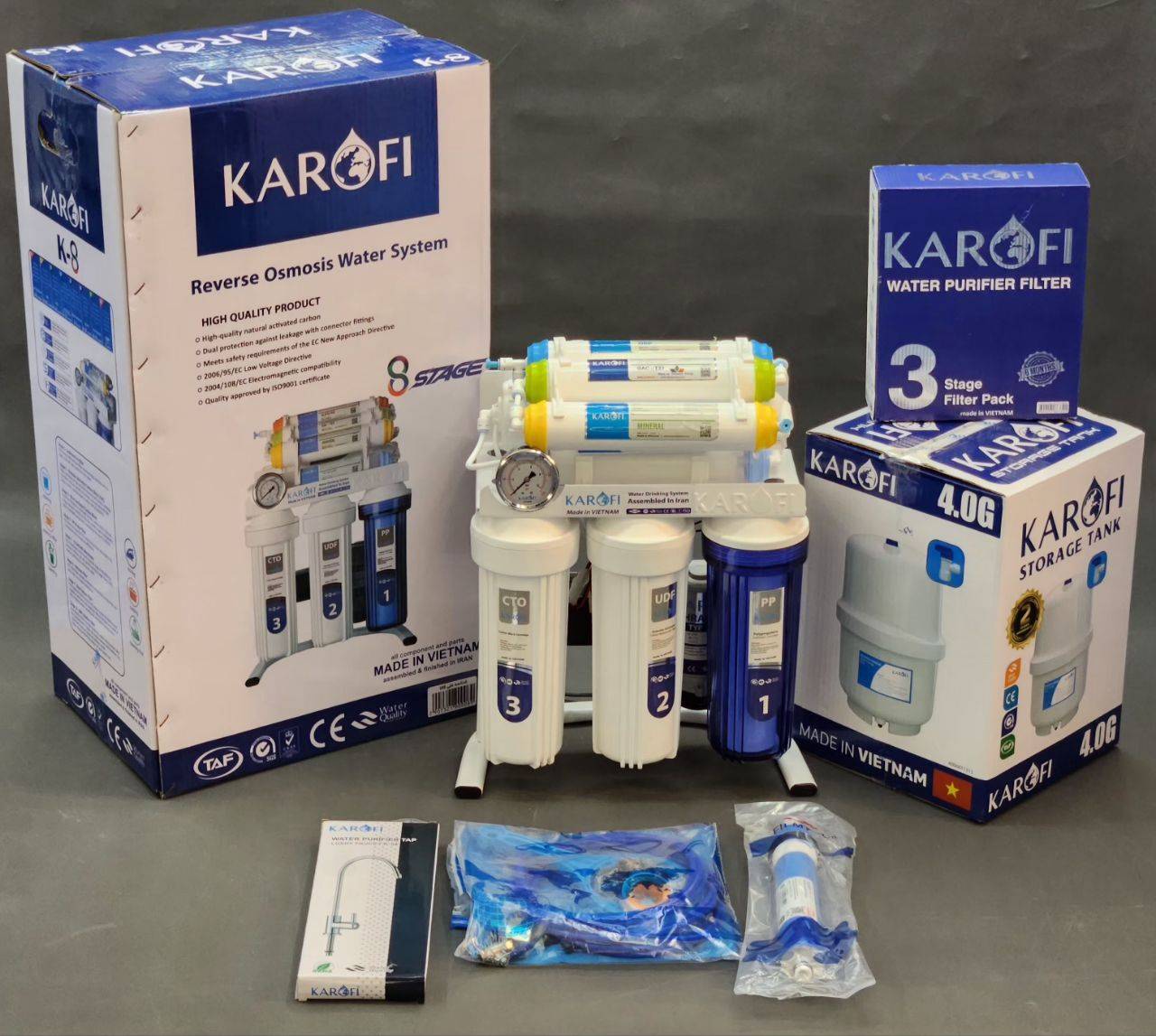 دستگاه بینظیر ۸ مرحله KAROFI ویتنام