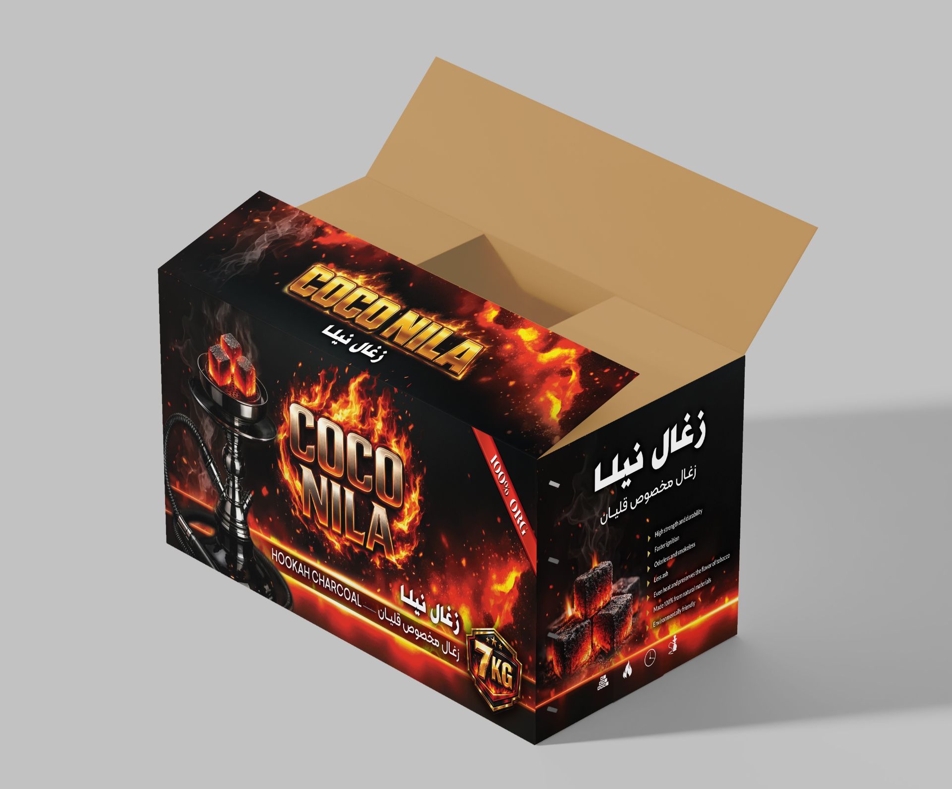 تولید کارتن ذغال