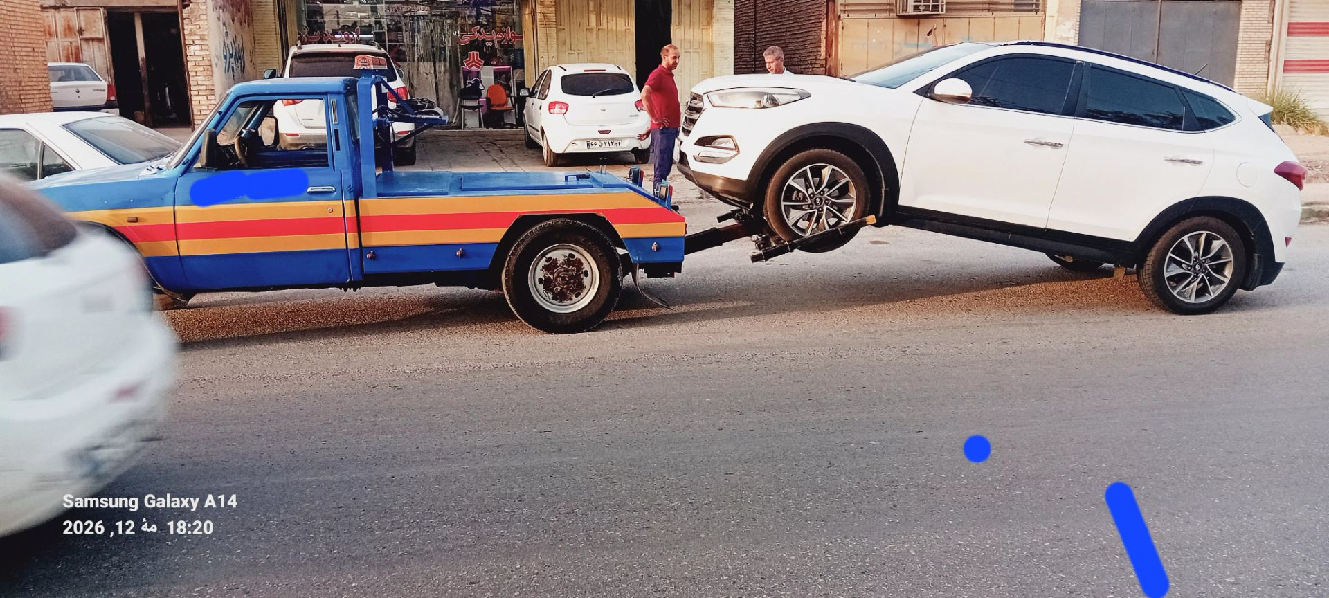 تصویر نمونه‌کار دوم مرتبط با یدک‌کش و انتقال خودرو در آبادان