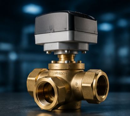 شیرهای دوراهه و سه راهه Flowtech و دمپر موتور Hacon