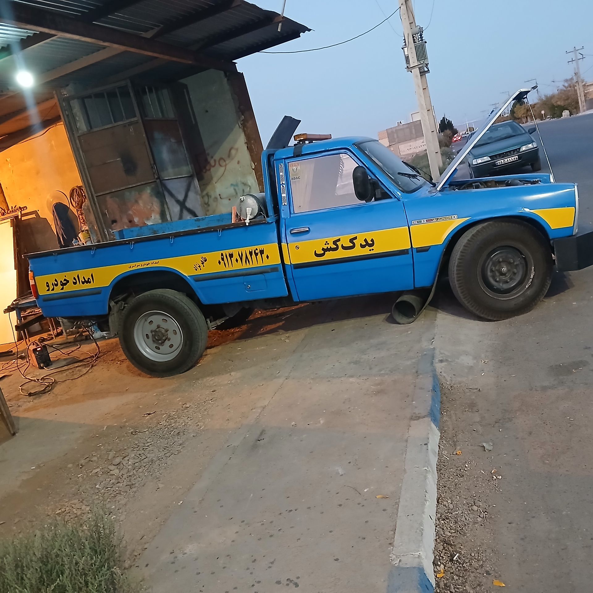 خدمات یدک‌کش در محدوده شهربابک