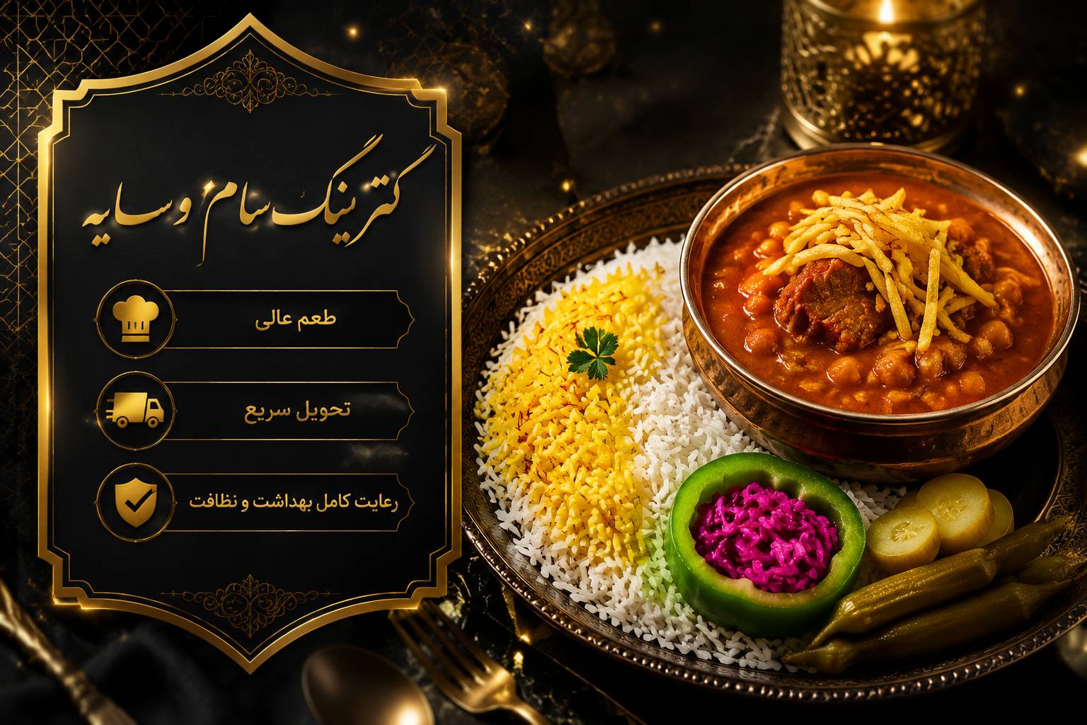 غذاهای کترینگ سام و سایه