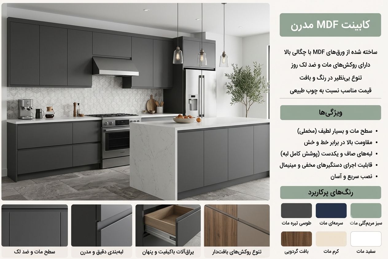 کابینت MDF در تهران