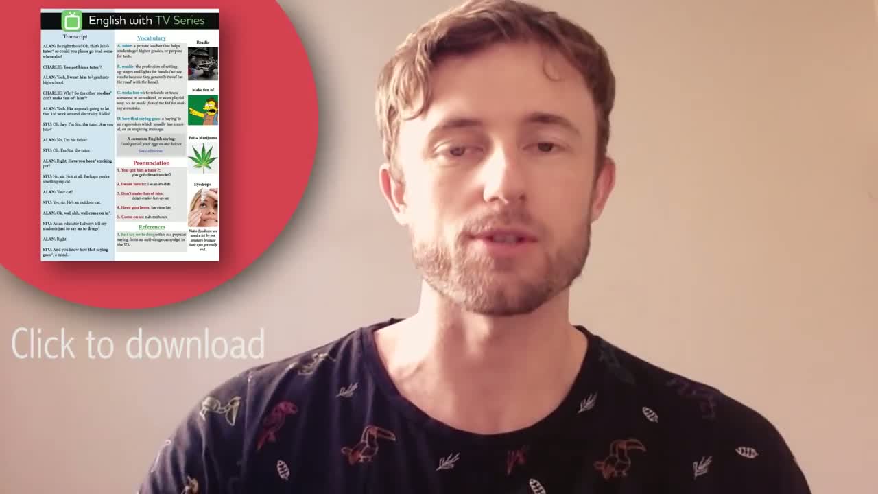 پوستر آموزش زبان انگلیسی با دو نفر و نیم استو معلم مشتاق مواد...