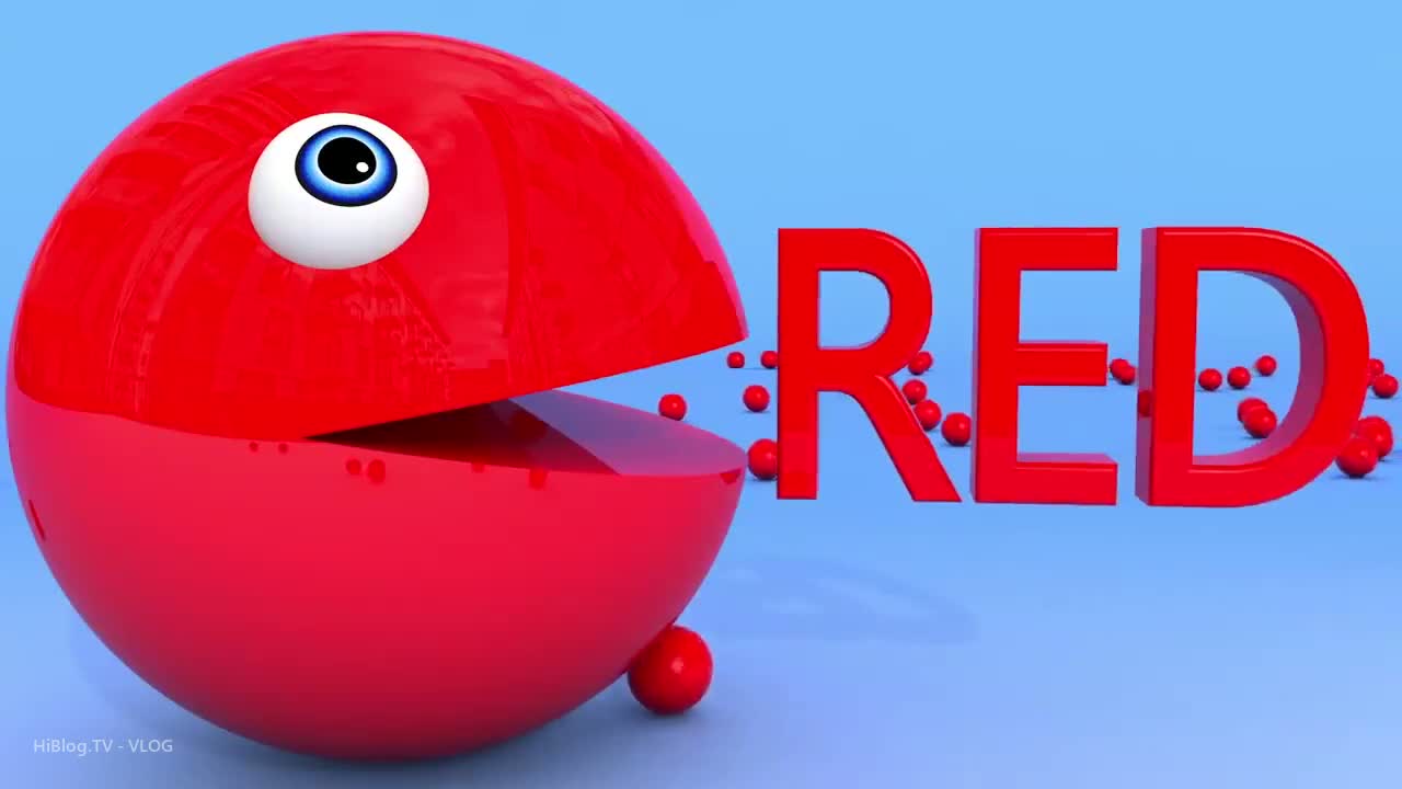 رنگ‌ها را با پک‌من یاد بگیرید