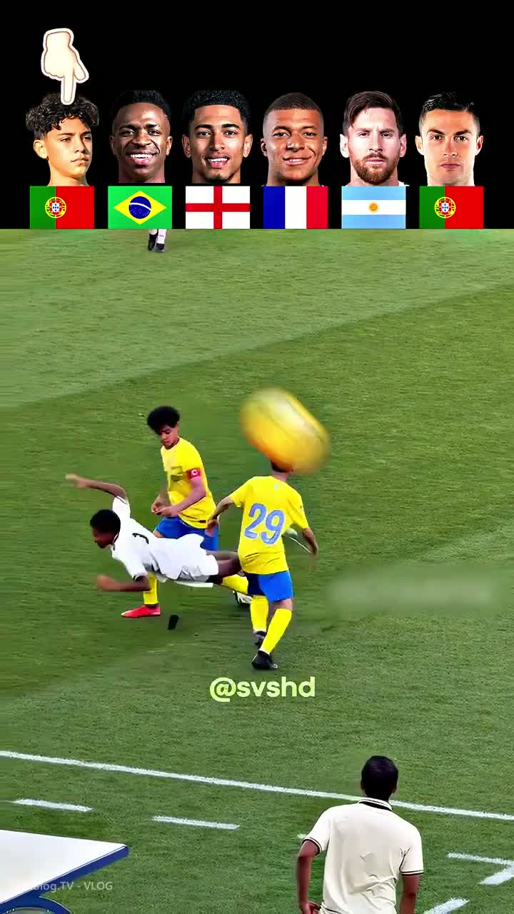 رنالدو جونیور در برابر وینی جونیور در برابر بلینگهام در برابر امباپه در برابر مسی در برابر رنالدو | بازیکنان باختنی