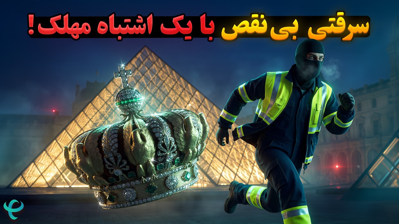 سرقت بی‌نقص از لوور؛ یک اشتباه مهلک همه‌چیز را لو داد!