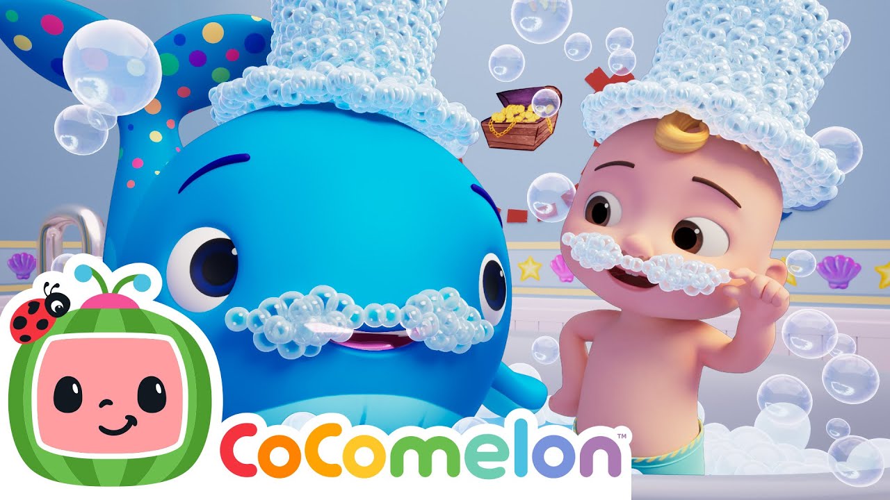 آهنگ شاد وقت حمام «Down By The Bay» 🫧 | آهنگ‌های حمام برای نوپاها — CoComelon Nursery