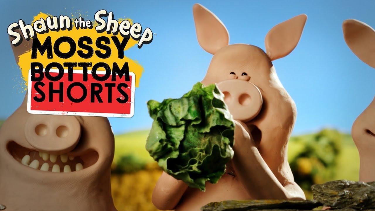 شلیکِ جوانه‌ها در مزرعه‌ی Mossy Bottom — Shaun the Sheep (کوتاه)