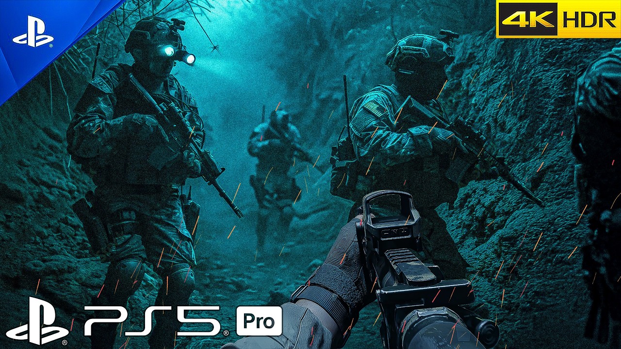 پوستر پلی‌استیشن ۵ پرو ندای وظیفه جنگاوری مدرن I بازی گرافیک...