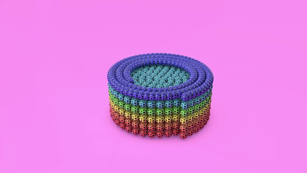 ویدیوی شادکننده | چگونگی تهیه توپ‌های آبنباتی رنگارنگ با مخلوط کردن | ASMR