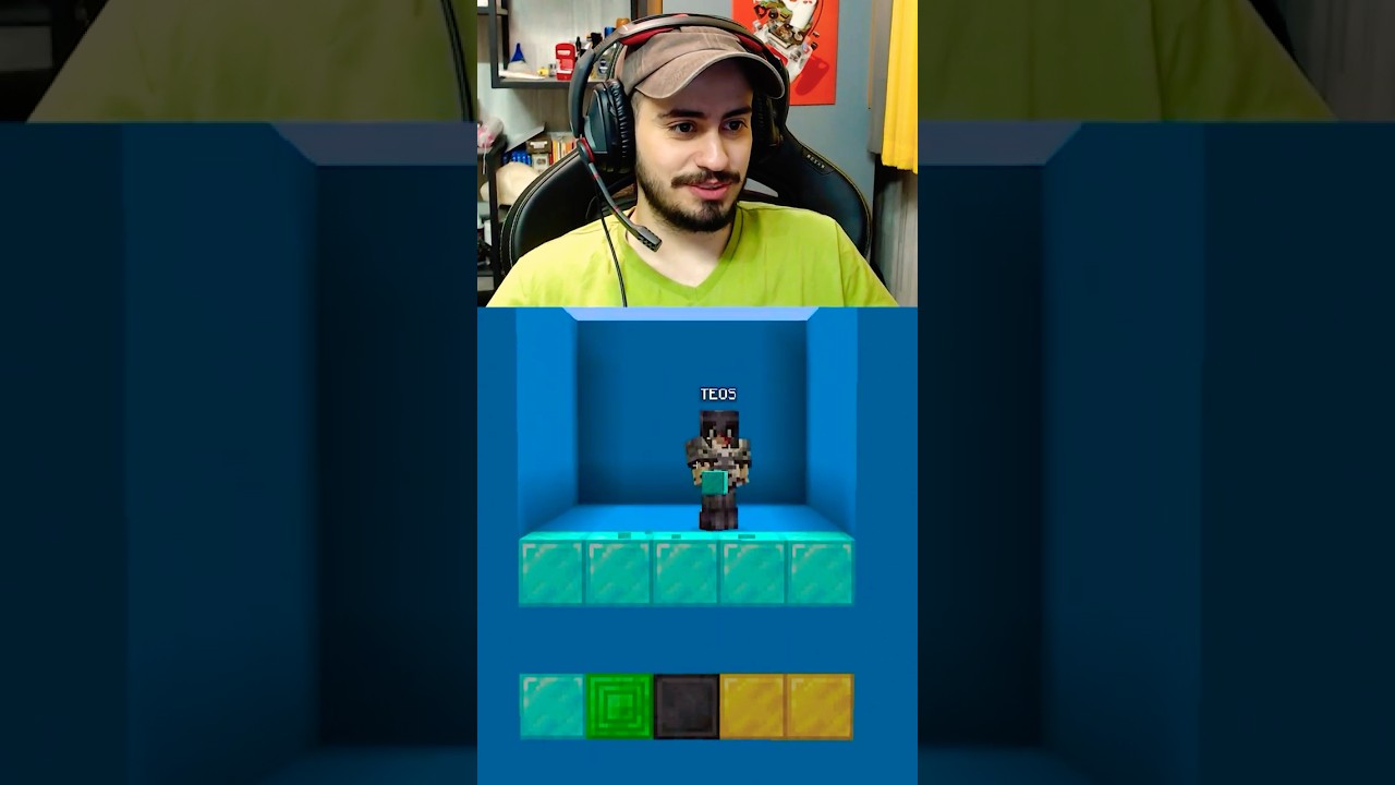 تعویض خیلی جذاب است! چالش حدس رنگ در بازی #گیمینگ #ماینکرافت #ماینلب