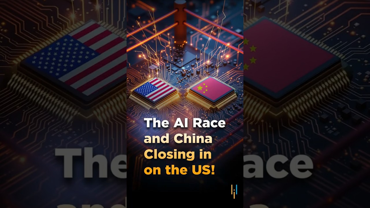 پوستر رقابت هوش مصنوعی و نزدیک شدن چین به ایالات متحده! کوتاه...