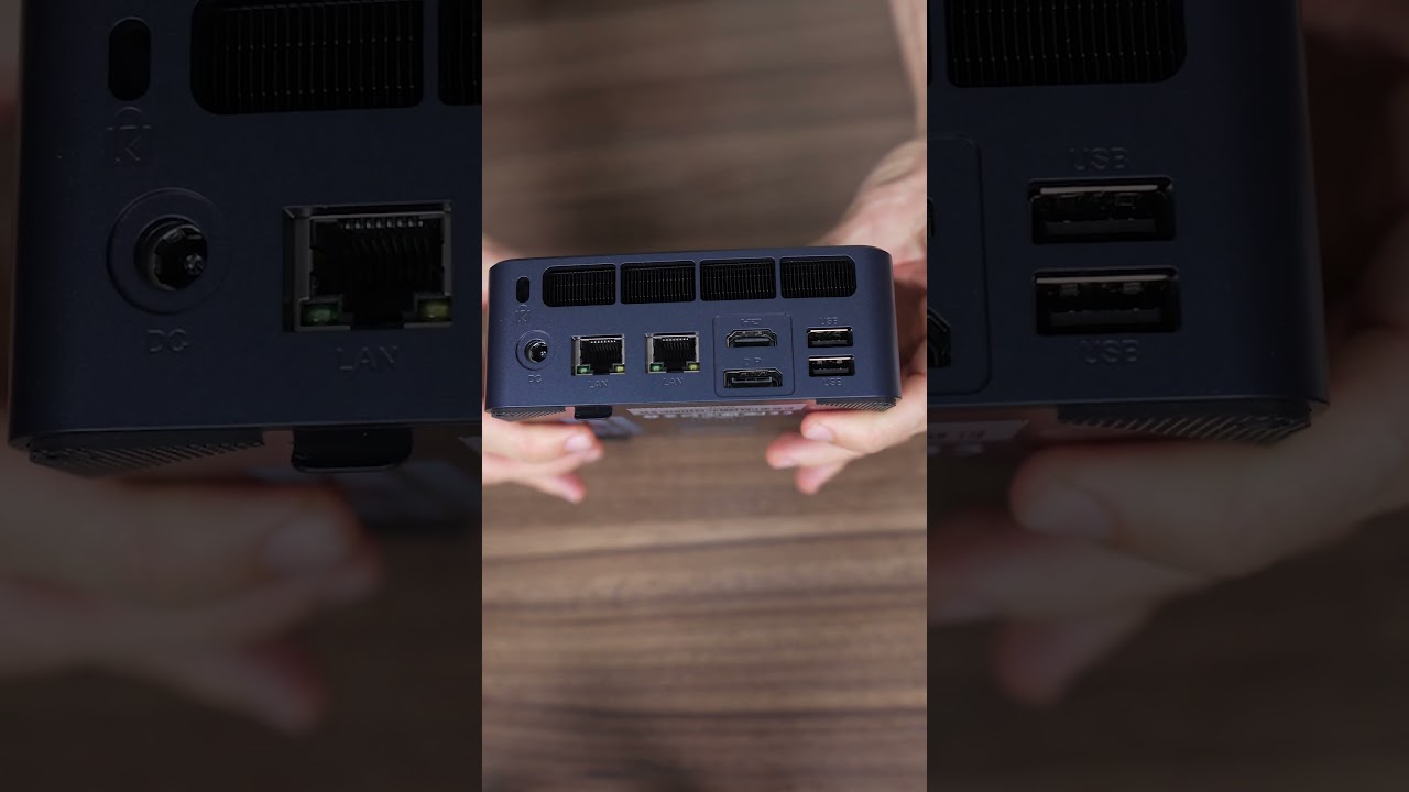 پوستر باز کردن جعبه کامپیوتر مینی BOSGAME M4 Neo