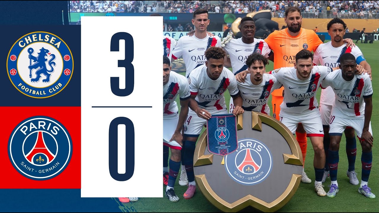 پوستر چلسی-پی‌اس‌جی خلاصه فینال