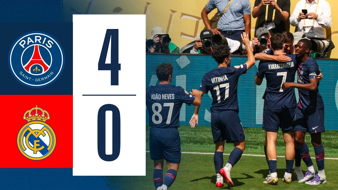 پوستر فینال جام جهانی! - خلاصه دیدار پاریس - رئال ۴-۰!