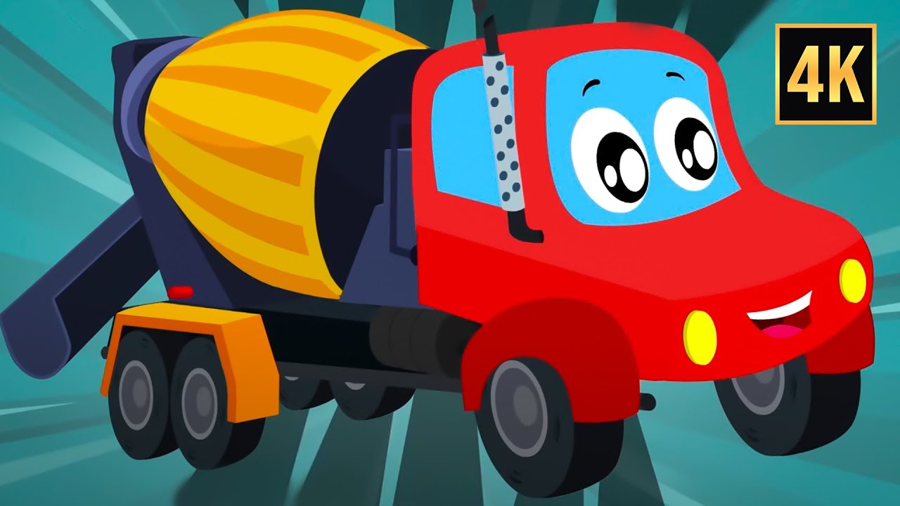 پوستر ویدیوی کامیون میکسر سیمان - ترانه‌های کودکانه - انیمیشن...