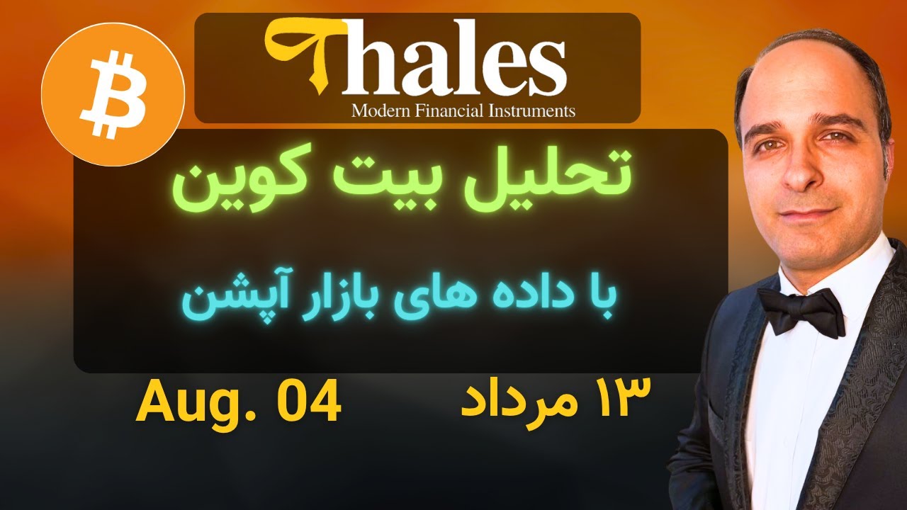 پوستر تحلیل بیت کوین با استفاده از داده های بازار آپشن مجتبی راستی