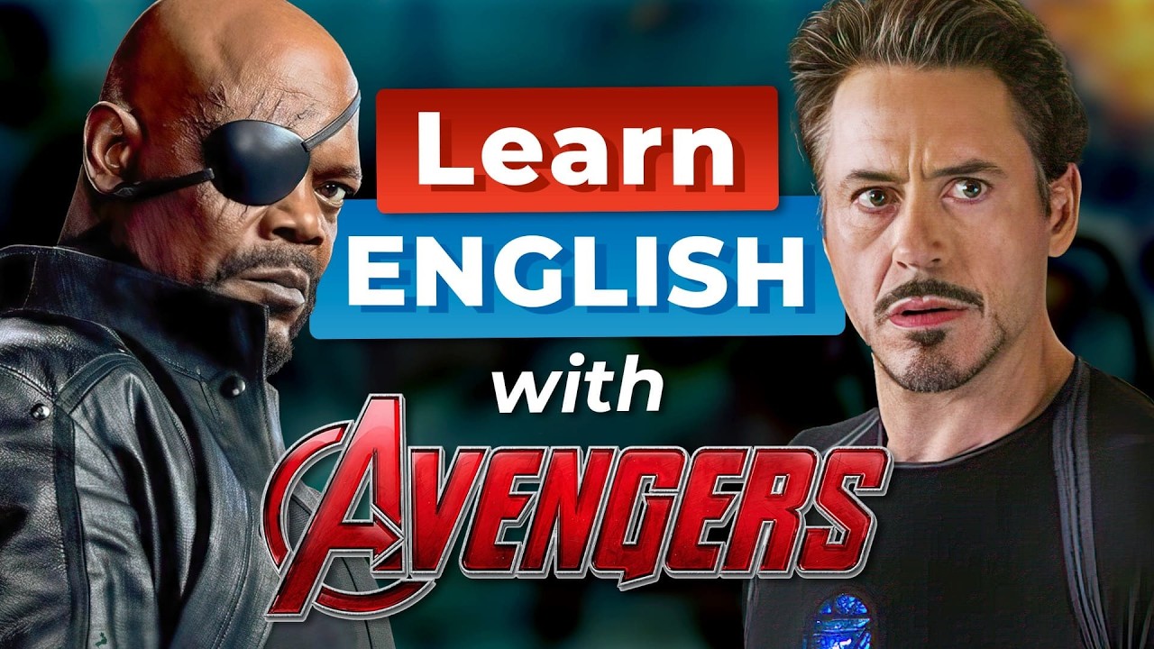 پوستر آموزش زبان انگلیسی با انتقام‌جویان