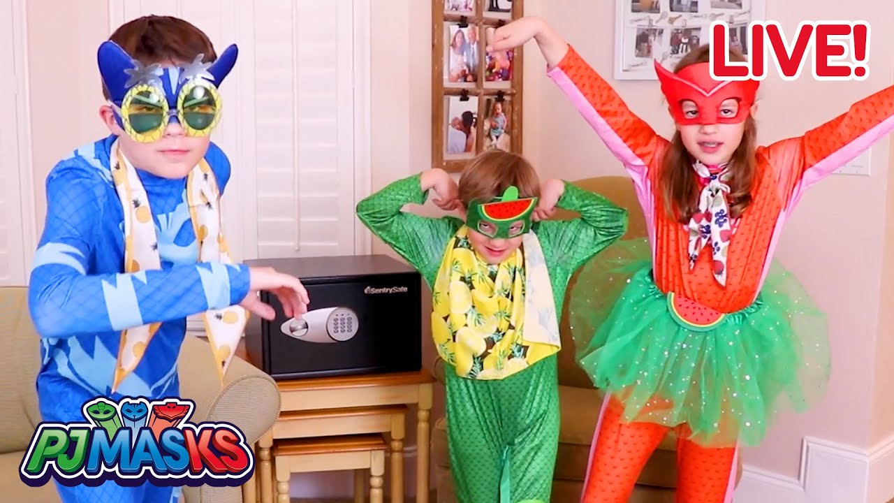 🔴 پخش زنده ۲۴/۷! شخصیت‌های PJ Masks در زندگی واقعی 🔴 | بازی در نقش ابرقهرمان‌ها | PJ Masks Off