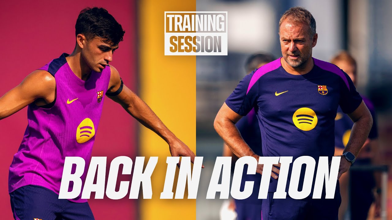 پوستر تمرین بی‌وقفه برای بهتر شدن در ورزش جلسه تمرینی تیم فوتبال...