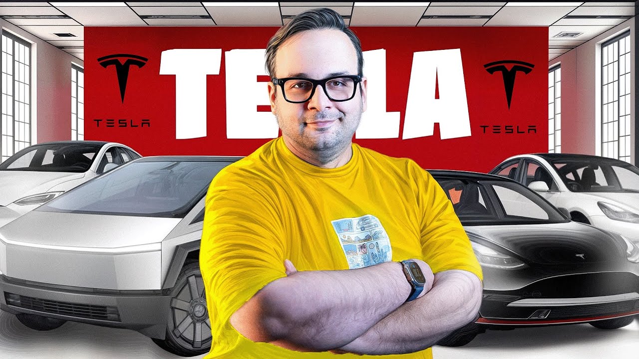 سفر رانندگی من با تمامی مدل‌های تسلا + سایبرتراک 😍⚡