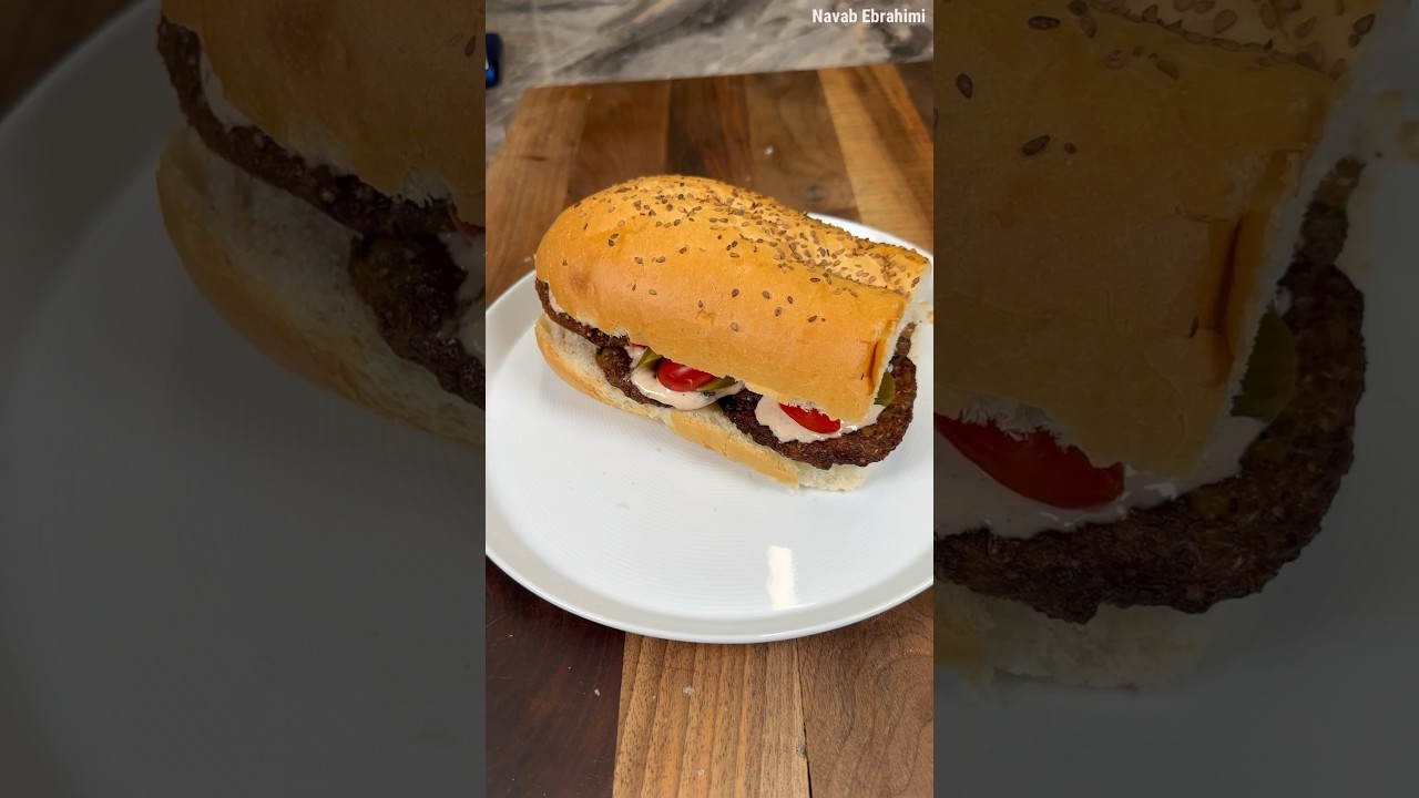 پوستر تهیه کوکو بادمجون با نوتب ابراهیمی - دستور پتی های بادمجان