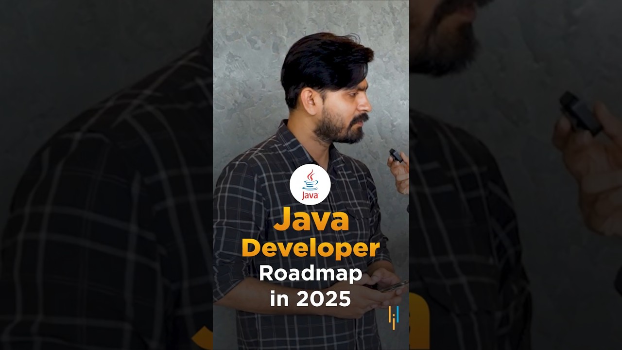 پوستر مسیر توسعه‌دهنده جاوا در سال 2025 shorts simplilearn