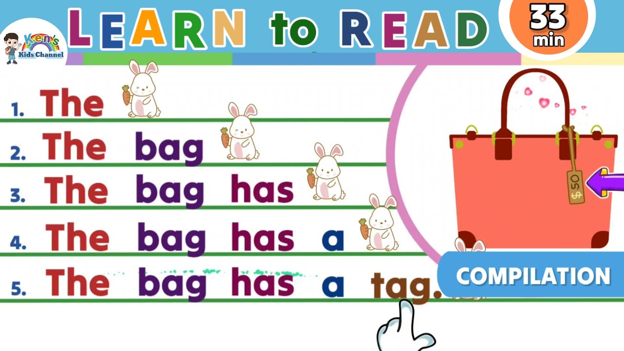 پوستر آموزش خواندن جملات برای مبتدیان - تجمیع درس خواندن انگلیسی...