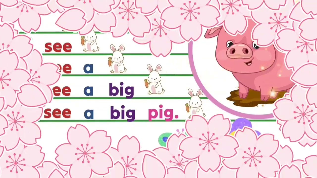 پوستر آموزش خواندن جملات درس خواندن برای کودکان پیش‌دبستانی و...