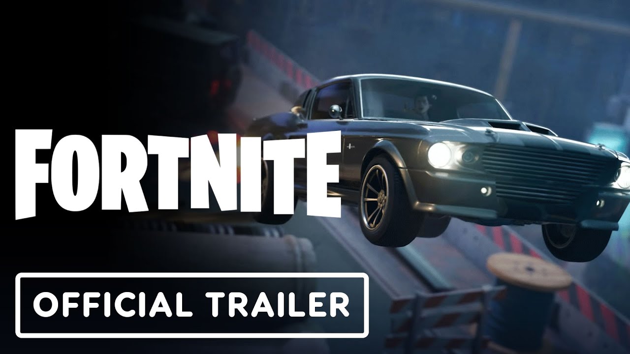 پوستر فورتنایت و فورد موستانگ شلبی GT500 - تریلر تیزر رسمی