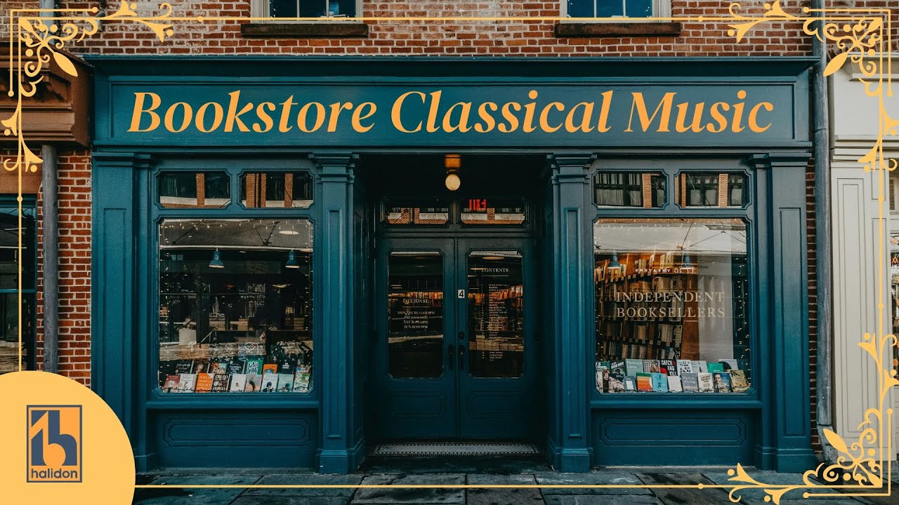 پوستر موسیقی کلاسیک در کتابفروشی