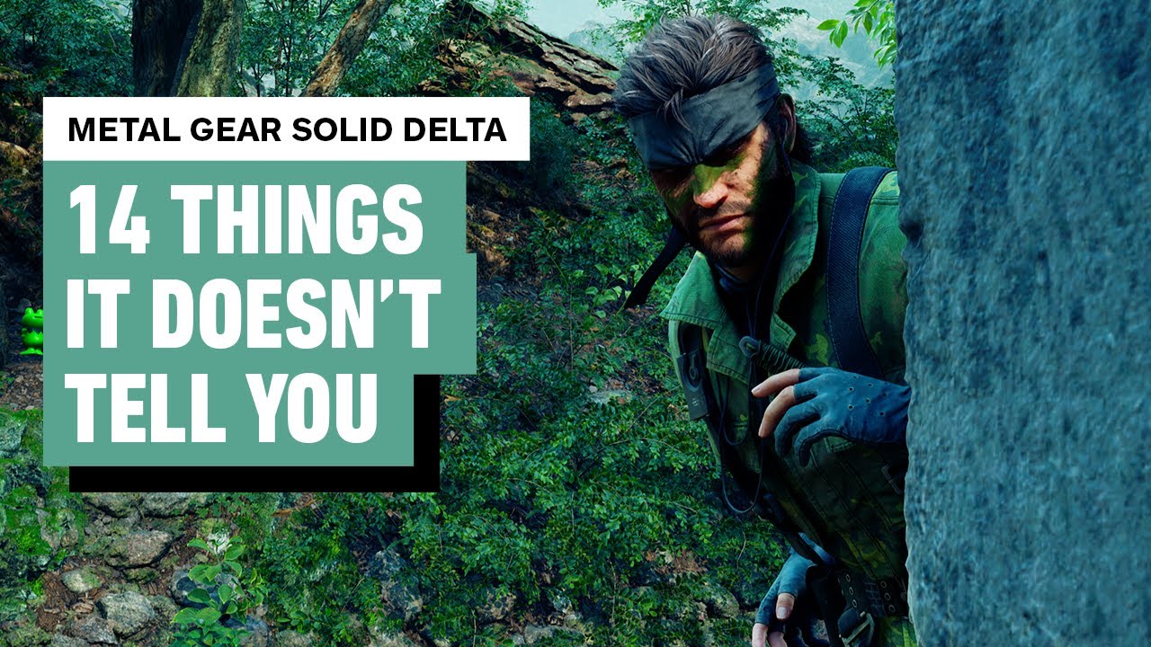 پوستر متال گیر سالید دلتا مار خورنده - 14 چیزی که به شما نمی‌گوید