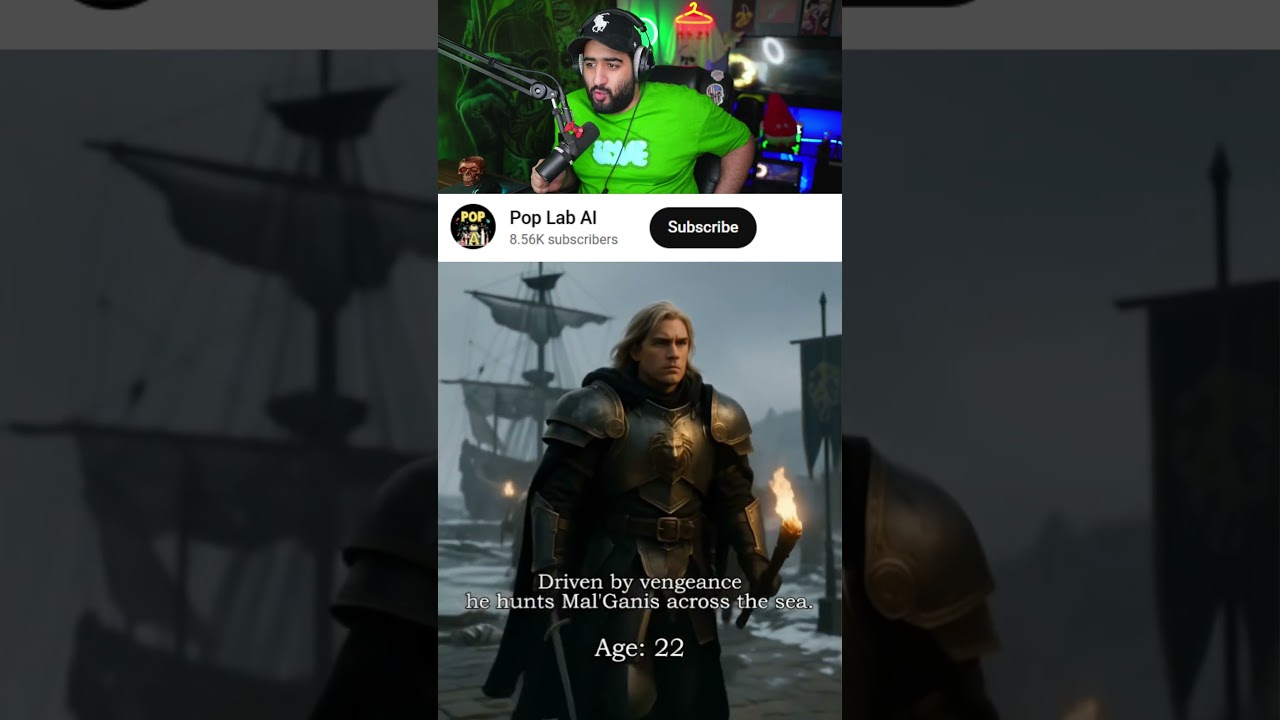 پوستر داستان ارتاس در دنیای وارکرفت