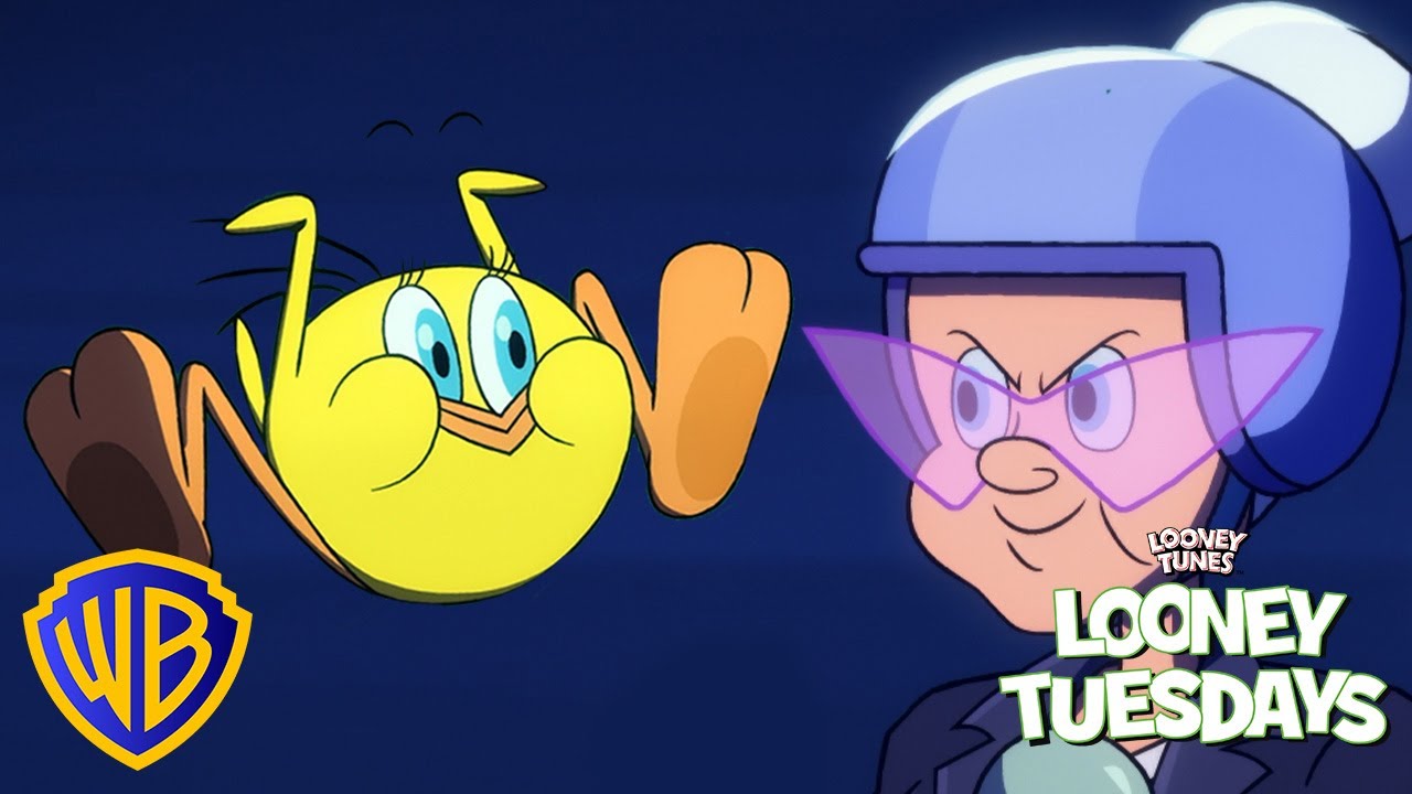 پوستر پرنده توییتی و مادربزرگ شیطنتی! 🤪 سه‌شنبه‌های دیوانه...