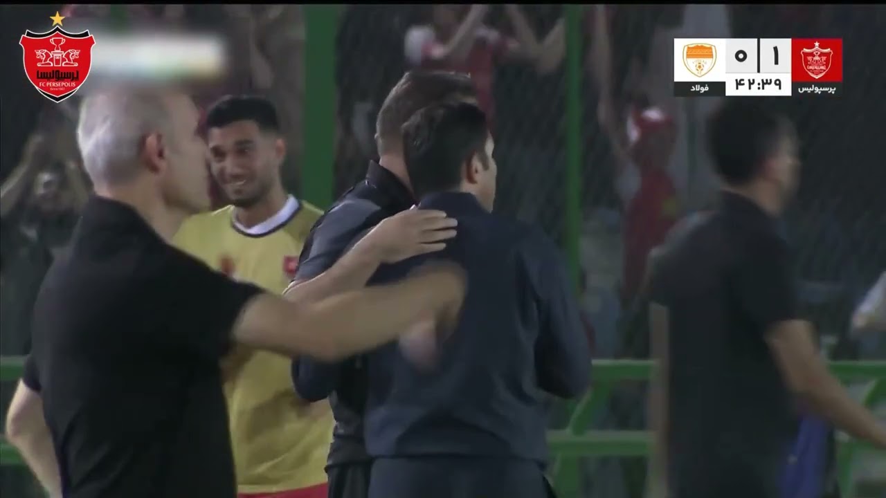 پوستر جمع‌بندی بازی بین تیم‌های پرسپولیس و فولاد