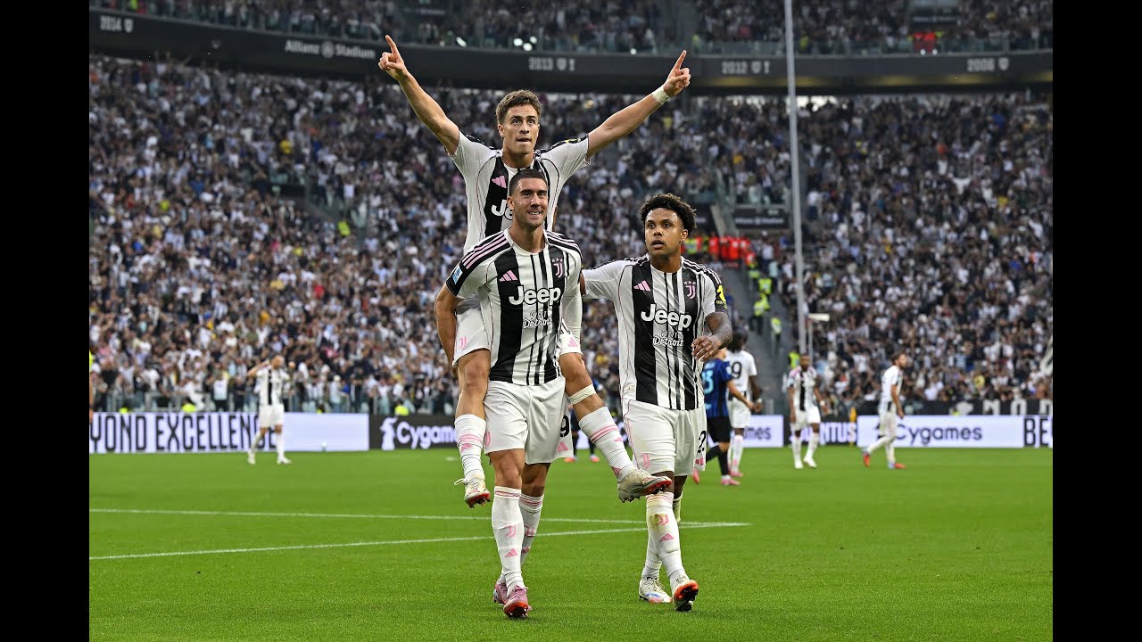 پوستر خلاصه بازی هیجان‌انگیز یوونتوس ۴-۳ اینتر گل فوق العاده...