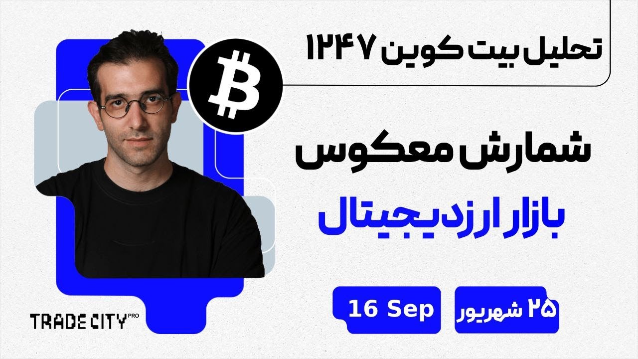 پوستر تحلیل روزانه بیت‌کوین و اتریوم شمارش معکوس بازار ارزهای...
