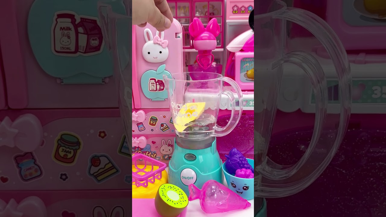 پوستر مجموعه اسباب بازی‌های جذاب صورتی، لذت بخش با ویدیوهای ASMR...