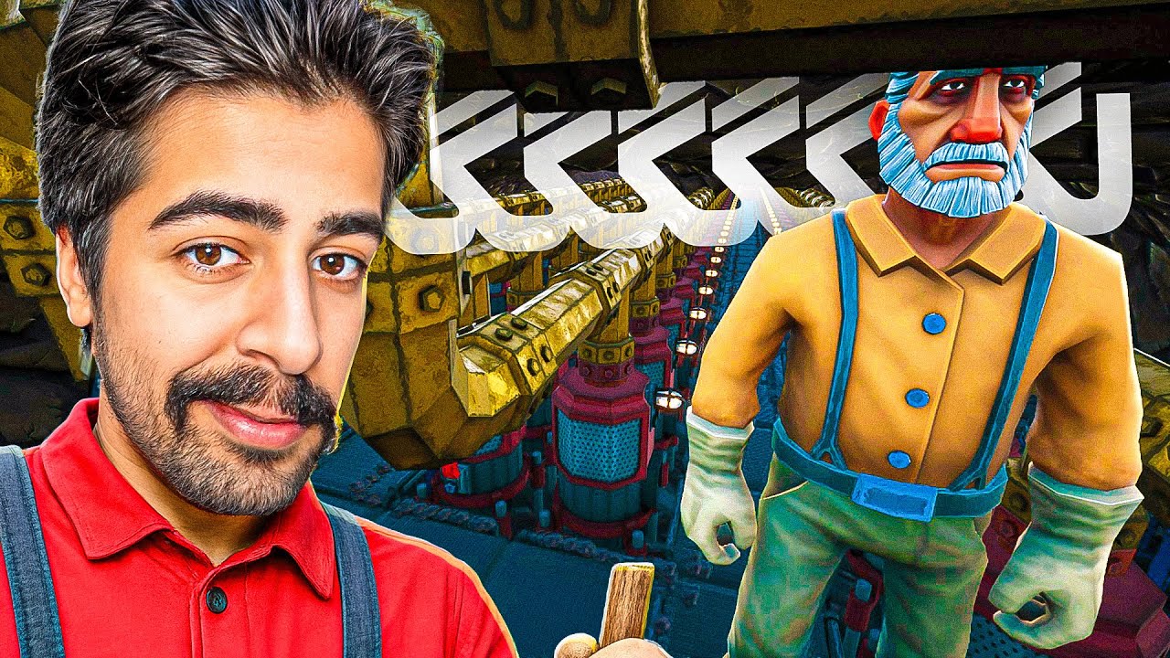 پوستر وضعیت وحشتناک علی معدنچی در بازی Hydroneer! 🔥⛏️