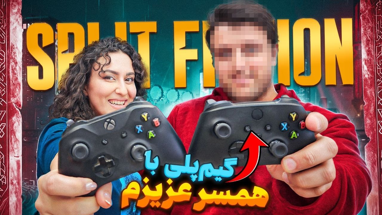 پوستر گیم‌پلی جذاب با همسرم – Split Fiction