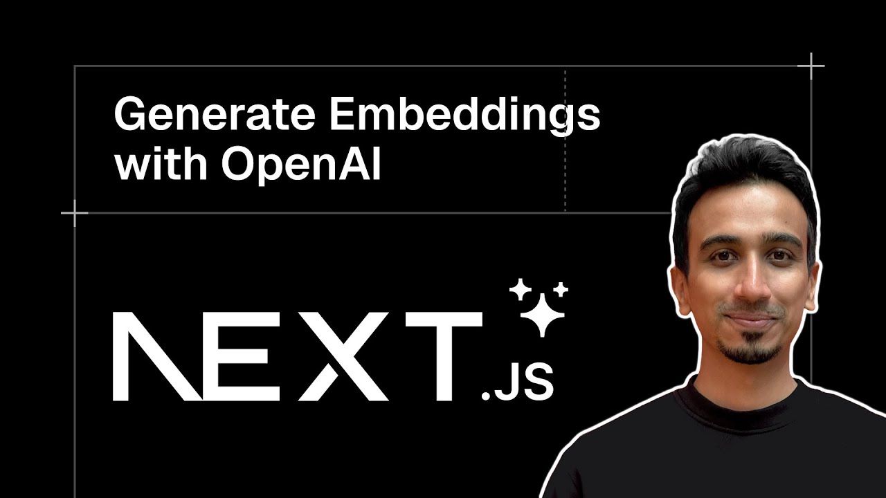 پوستر آموزش SDK هوش مصنوعی Next.js - قسمت ۲۹ - تولید جاسازی‌ها با...