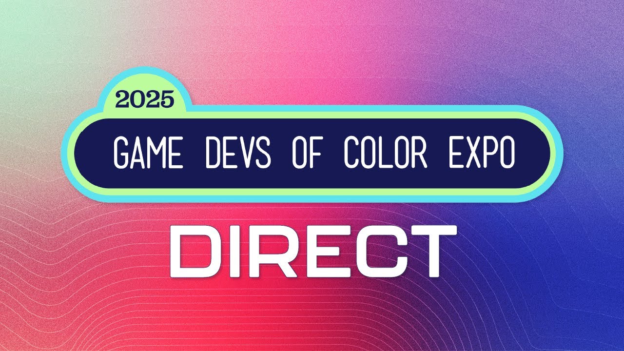 پوستر نمایشگاه توسعه‌دهندگان بازی‌های رنگین‌پوست - سپتامبر 2025