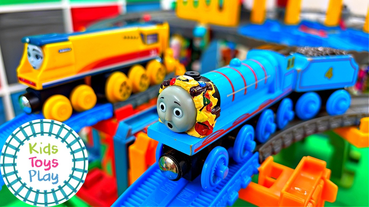 پوستر مقابله جذاب قطار چوبی توماس جدید در برابر کلاسیک!